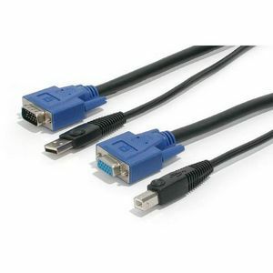 StarTech.com 15 ft 2-in-1 Universal USB KVM Cable