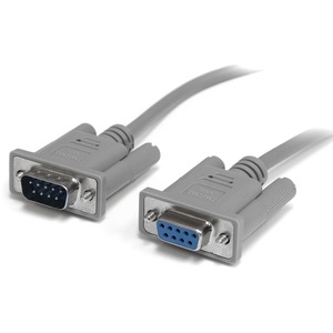 StarTech.com 10 ft DB9 RS232 Serial Null Modem Cable F/M - 1 x DB-9 Female - 1 x DB-9 Male