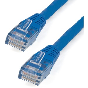 StarTech.com Cat 6 UTP Patch Cable - Category 6 - 10 ft - 1 x RJ-45 Male Network - Blue