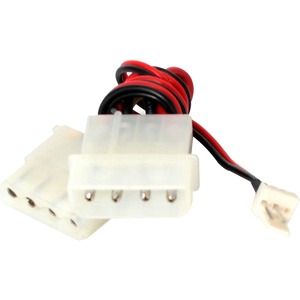 StarTech.com Fan Adapter - TX3 to 2X LP4 Power Y splitter Cable - 4 pin internal power M