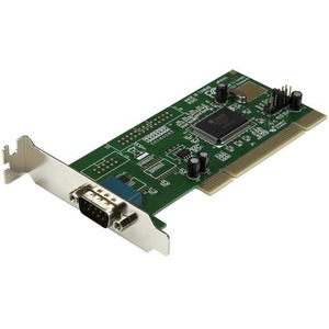 StarTech.com 1 Port PCI Low Profile RS232 Serial Adapter Card with 16550 UART - 1 x 9-pin DB-9 Male Serial PCI