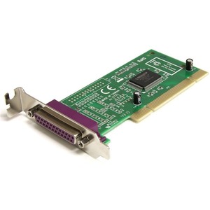 StarTech.com 1 Port Low Profile PCI Parallel Adapter Card - 1 x 25-pin DB-25 Female IEEE 1284 PCI - 1 Pack