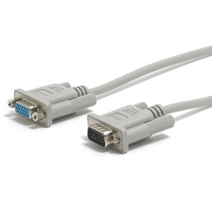 StarTech.com VGA Monitor Extension Cable - 1 x HD-15 Male - 1 x HD-15 Female - Grey