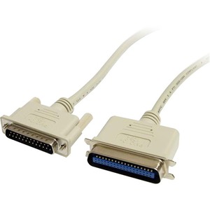 StarTech.com 10 ft DB25 to Centronics 36 IEEE-1284 Parallel Printer Cable - Printer cable - DB-25 M - 36 pin Centronics M - 3 m  IEEE-1284  - 1 x DB-25 Male -