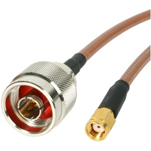 StarTech.com 1 ft N-Male to RP-SMA Wireless Antenna Adapter Cable - 1 x N-type - 1 x RP-SMA - Orange