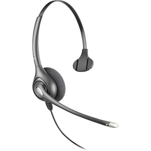 Plantronics Mono Silver Proprietary Interface Wired Over The Head Monaural Semi Open Noise Cancelling Microphone Hw251n