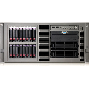 Hp 2 Processor Support 4 Gb Standard 64 Gb Ddr2 Sdram Maximum Ram Ultra Ata Raid Supported Serial Attached Scsi Sas Controller Gigabit Ethernet Raid Level 0 1 0 5 6 2 X 2 Kw Dvd Reader 433753001