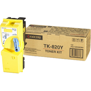 Kyocera Mita TK 820Y Toner Cartridge - Yellow