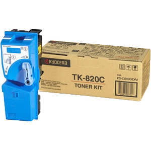 Kyocera Mita TK-820C Toner Cartridge - Cyan