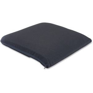 Master Mfg. Co The ComfortMakers® Seat/Back Cushion, Deluxe, Adjustable, Black - 17"w x 17-1/2"h x 2-3/4"d, Polyurethane and Memory Foam Inserts, 1/Each