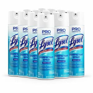 Professional Lysol Fresh Disinfectant Spray - Aerosol - 19 fl oz (0.6 quart) - Fresh Scent - 12 / Carton