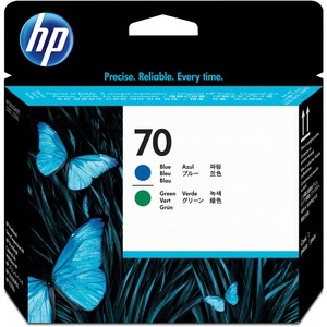 HP 70 Blue and Green Printhead