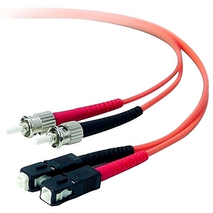 Belkin Fiber Optic Duplex Patch Cable - ST Male - SC Male - 49.21  