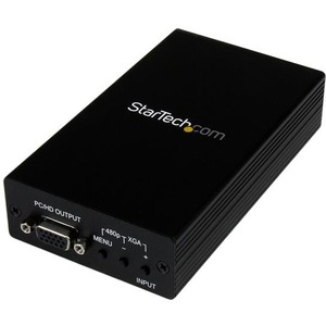 StarTech.com Composite and S-Video to VGA Video Converter - Functions: Signal Conversion - 48 MB - NTSC