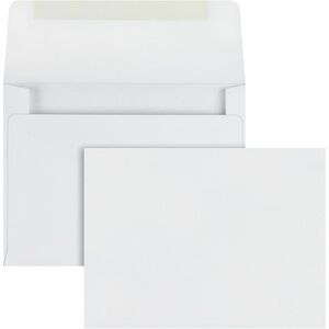 Quality Park A2 Quarter-folded Invitation Envelopes - #5-1/2 - 4 3/8" Width x 5 3/4" Length - 24 lb - Flap - 500 / Box - White