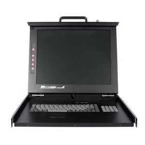 StarTech.com 1U 19 Rackmount LCD Console with 16 Port Multi-Platform KVM - 16 Computers - 19 Active Matrix TFT LCD - 1U Height