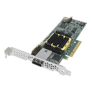 Adaptec 128mb Ddr2 Pci Express X8 Up To 300mbps Per Port 1 X Sff 8088 Mini Sas 300 Serial Attached Scsi External 2260300r