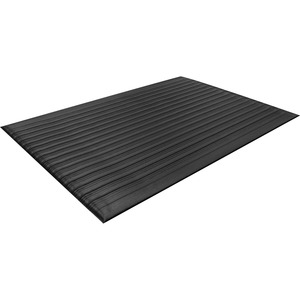 Guardian Floor Protection Air Step Anti-Fatigue Mat - Indoor - 60" Length x 36" Width x 0.370" Thickness - Polypropylene - Black - 1Each