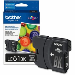 Brother Innobella LC61BK Ink Cartridge - Inkjet - 450 Pages - Black - 1 Each