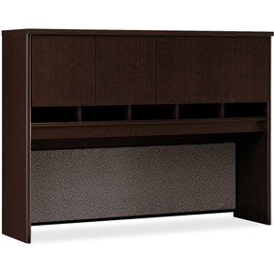 Bush Business Furniture Series C60W Hutch 4 Door in Mocha Cherry - 58.9" x 15.4" x 43" - Drawer(s)4 Door(s) - Finish: Mocha Cherry