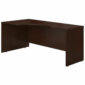 Bush Business Furniture Series C 72W Left Hand Corner Module in Mocha Cherry - 71" x 35.5" x 1" x 29.8" - Material: Melamine - Finish: Mocha Cherry - Scratch Resistant, Stain