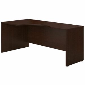 Bush Business Furniture Series C 72W Left Hand Corner Module in Mocha Cherry - 29.8" Height x 71" Width x 35.5" Depth x 1" Thickness - Material: Melamine - Finish: Mocha Cherr
