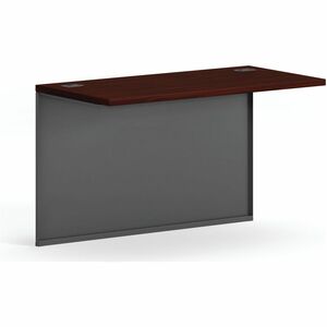HON 38000 H38210 Bridge - 29.5" Height x 48" Width x 24" Depth - Waterfall Edge - Finish: Charcoal - 1 Each