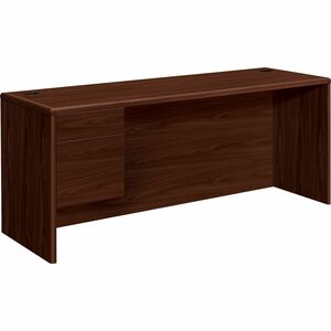 HON 10700 H10746L Pedestal Credenza - 29.5" Height x 72" Width x 24" Depth - 2 x Box, File Drawer(s)Left Side - Waterfall Edge - 1 Each