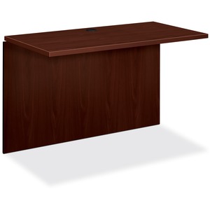 HON 10500 Series Bridge - 29.5" Height x 47" Width x 24" Depth - Square Edge - Finish: Laminate, Mahogany - For Office - 1 Each