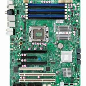 Supermicro Atx 1 X Processor Support 24 Gb Ddr3 Sdram Maximum Ram 1 33 Ghz Memory Speed Supported 6 X Memory Slots Floppy Controller Serial Ata 300 Raid Supported Controller 7 1 Audio Channels Gigabit Ethernet 1 X Pci Express X4 Slots 2 X Pci Express X16 Slots 8 X Usb Ports S Pdif Onboard S Pdif Header 6 X Sata Interfaces X8sax