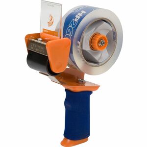 Duck Brand Brand Bladesafe Antimicrobial Tape Gun with Tape - Holds Total 1 Tape(s) - 3" Core - Adjustable Tension Mechanism, Soft Grip, Retractable Blade - Plastic, Metal - O