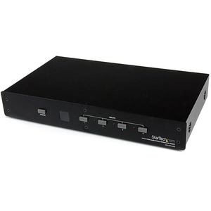 StarTech.com 4 Port VGA Video Audio Switch with RS232 control - 4 x HD-15 Video In