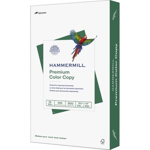 Hammermill Premium Color Copy Paper - White - 100 Brightness - Legal - 8 1/2" x 14" - 28 lb Basis Weight - Ultra Smooth - 500 / Ream - White