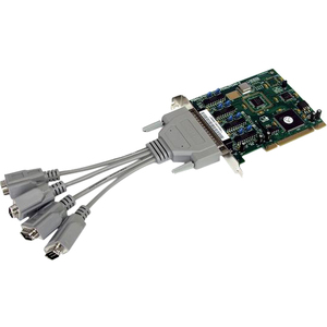 StarTech.com 4 Port PCI RS232 Serial Adapter Card High Speed 16950 cable included
