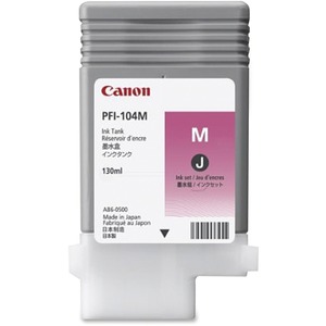 Canon PFI-104M Original Ink Cartridge - Inkjet - Magenta - 1 Each