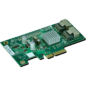 Supermicro Pci Express X4 300mbps Per Channel 2 X Sff 8087 Serial Attached Scsi Aocsaslpmv8