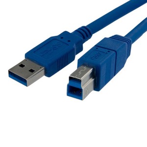 StarTech.com 6 ft SuperSpeed USB 3.0 Cable A to B - M/M - 1 x Type A Male USB - 1 x Type B Male USB - Blue