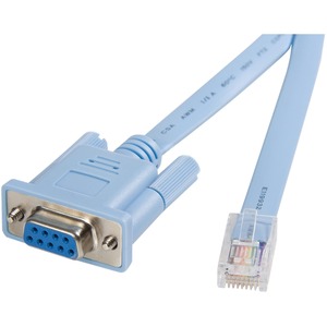 StarTech.com Cisco console router cable - RJ45 m - DB9 f - 6 ft - 1 x RJ-45 Male Network