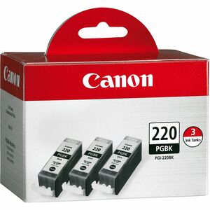 Canon PGI-220BK Original Ink Cartridge - Inkjet - Black - 3 / Pack