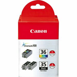 Canon PGI-35/CLI-36 Original Ink Cartridge - Inkjet - Assorted, Cyan, Magenta, Yellow - 3 / Pack