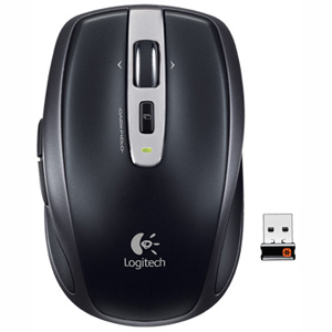 Logitech MX Anywhere Mouse - Laser Wireless - Black