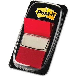 Post-it® Red Flag Value Pack - 600 x Red - 1" x 1 3/4" - Rectangle - Unruled - Red - Removable, Writable - 12 / Box
