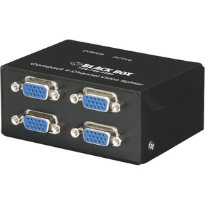 Black Box Corp 1 X Hd 15 Video In 4 X Hd 15 Video Out 1920 X 1440 @ 70hz Ac1056a4