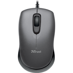 Trust 16489 Mouse - Optical Wired - Grey