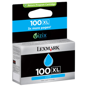 Lexmark No. 100XL Ink Cartridge - Cyan