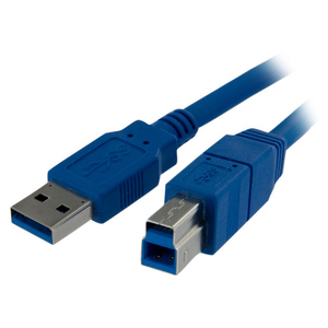 StarTech.com 10 ft SuperSpeed USB 3.0 Cable A to B - M/M - Type A Male USB - Type B Male USB - 3.05m - Blue