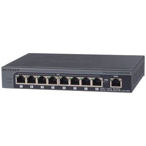 Netgear ProSafe FVS318G VPN Appliance - 9 Port - Firewall Throughput: 25 Mbps - VPN Throughput: 7 Mbps