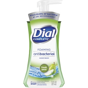 Dial Complete Foaming Hand Wash - Fresh Pear ScentFor - 7.5 fl oz (221.8 mL) - Pump Bottle Dispenser - Kill Germs - Hand - Antibacterial - 1 Each