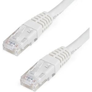 StarTech.com 7ft White Molded Cat6 UTP Patch Cable ETL Verified - Category 6 - 7 ft - 1 x RJ-45 Male Network