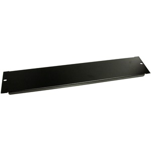 StarTech.com 2U Rack Blank Panel for 19in Server Racks and Cabinets - SPCC - Powder Coated Black - 2U Rack Height - 1 Each - 3.5" Height